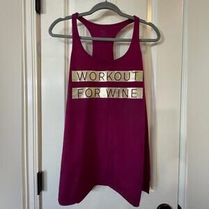 GAP workout tank - Workout For Wine - EUC - XLd
